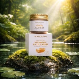 LanoCreme Energizing Vitamin C & Collagen Vitalizing Eye Cream 30g 1oz Exp 3/28